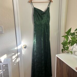 Lulu's Forest Green Maxi Dress